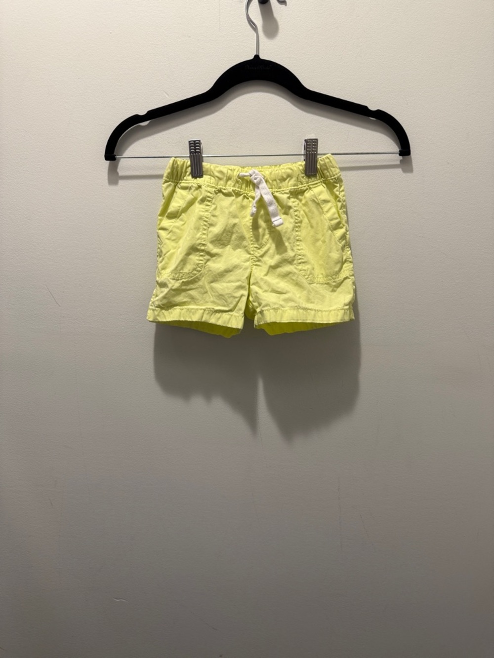 Carters neon yellow cotton shorts